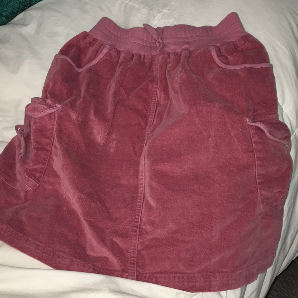 Petit Bateau velour skirt